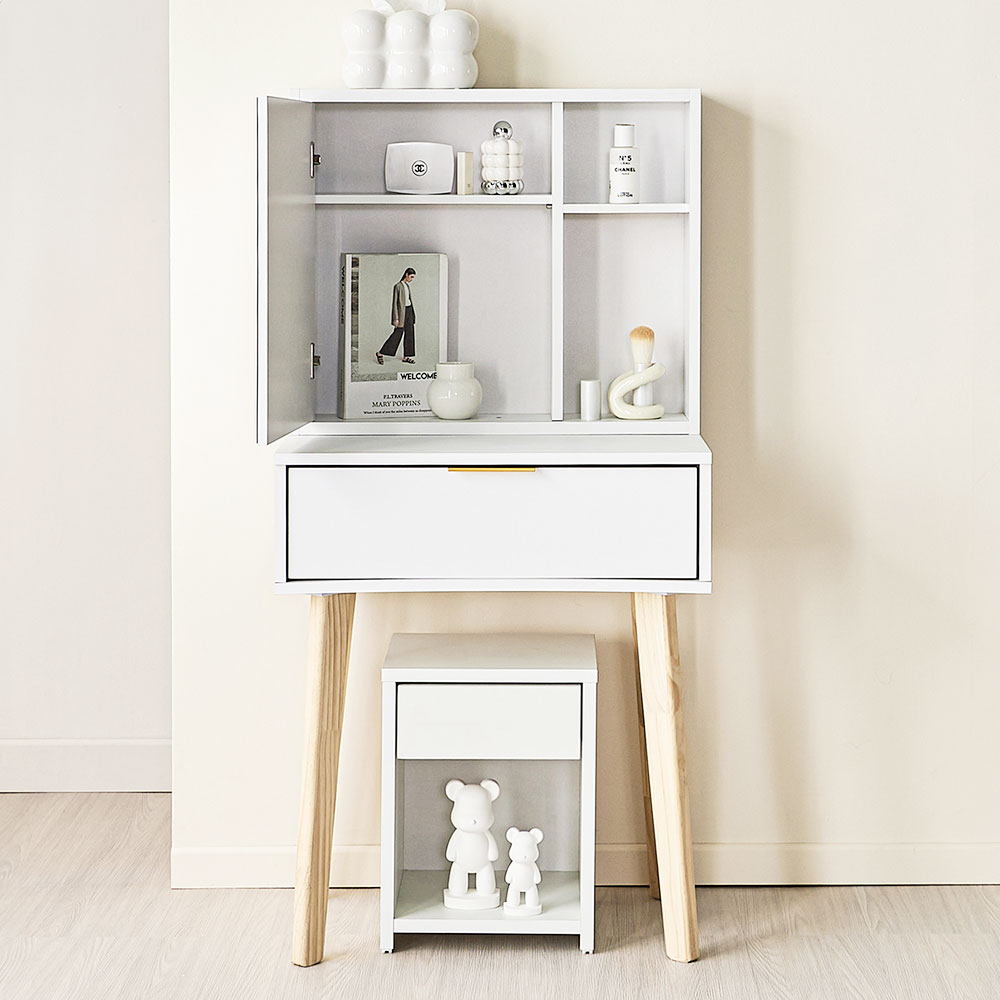 이누 수납 서랍 학생 화장대 600