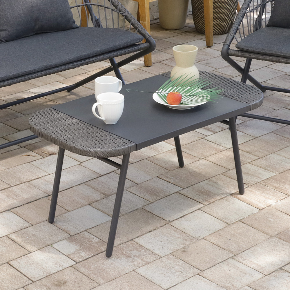 트레이시 트링카 야외용 폴딩 티 테이블 다크그레이