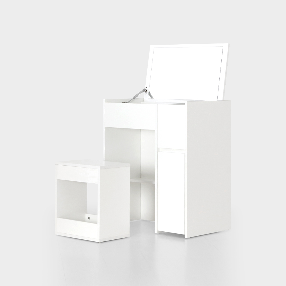 피크 수납 화장대 600 화이트 5554.8679