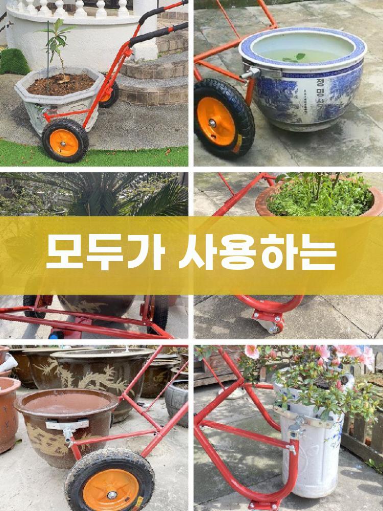 화분 운반용 카트 화분배달 운반 꽃집 손수레 화분카트 - 상세 이미지 5