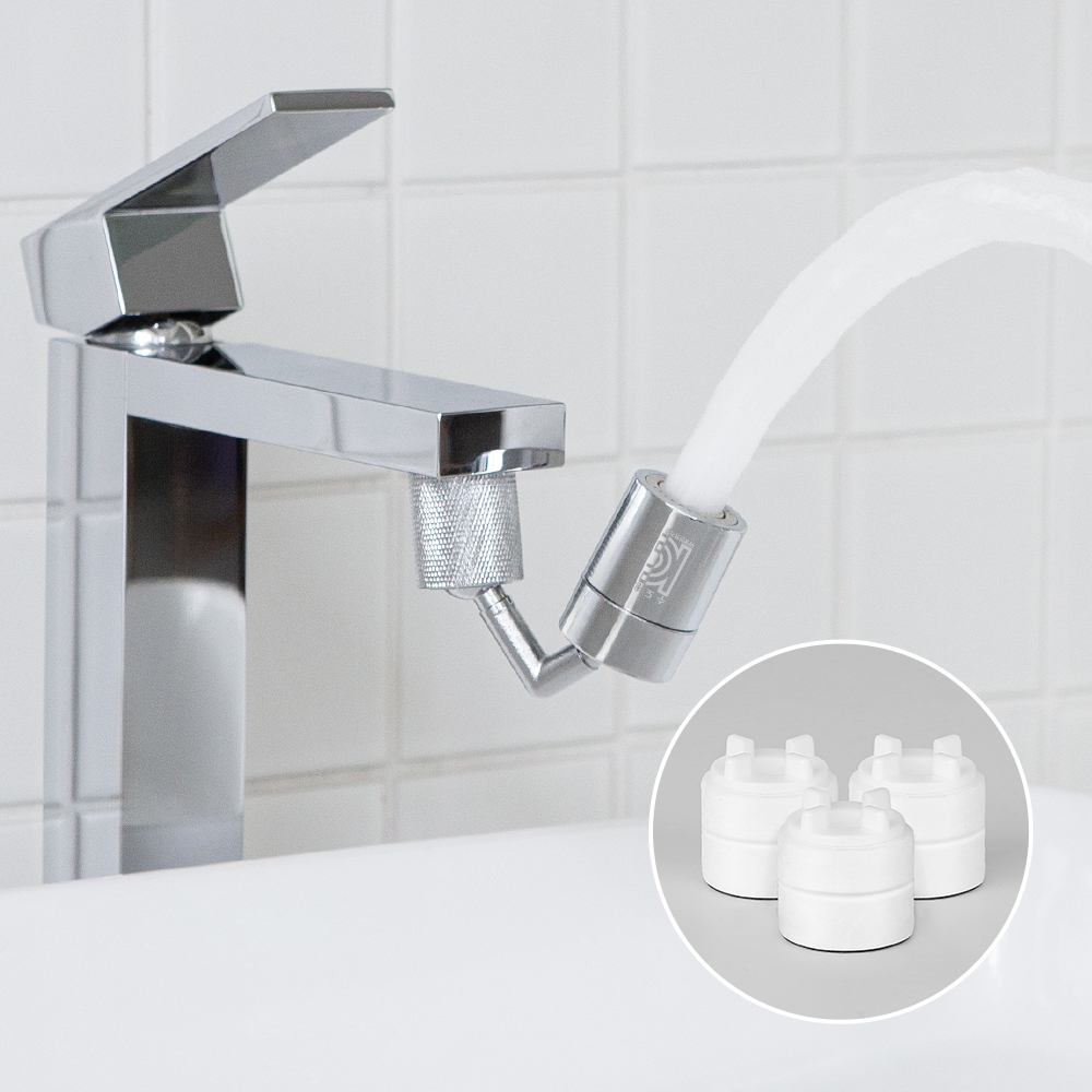 해피달링 워터탭 프로 720도 회전 수도꼭지 욕실 아기 비데 수전 교체 필터 3p 세트