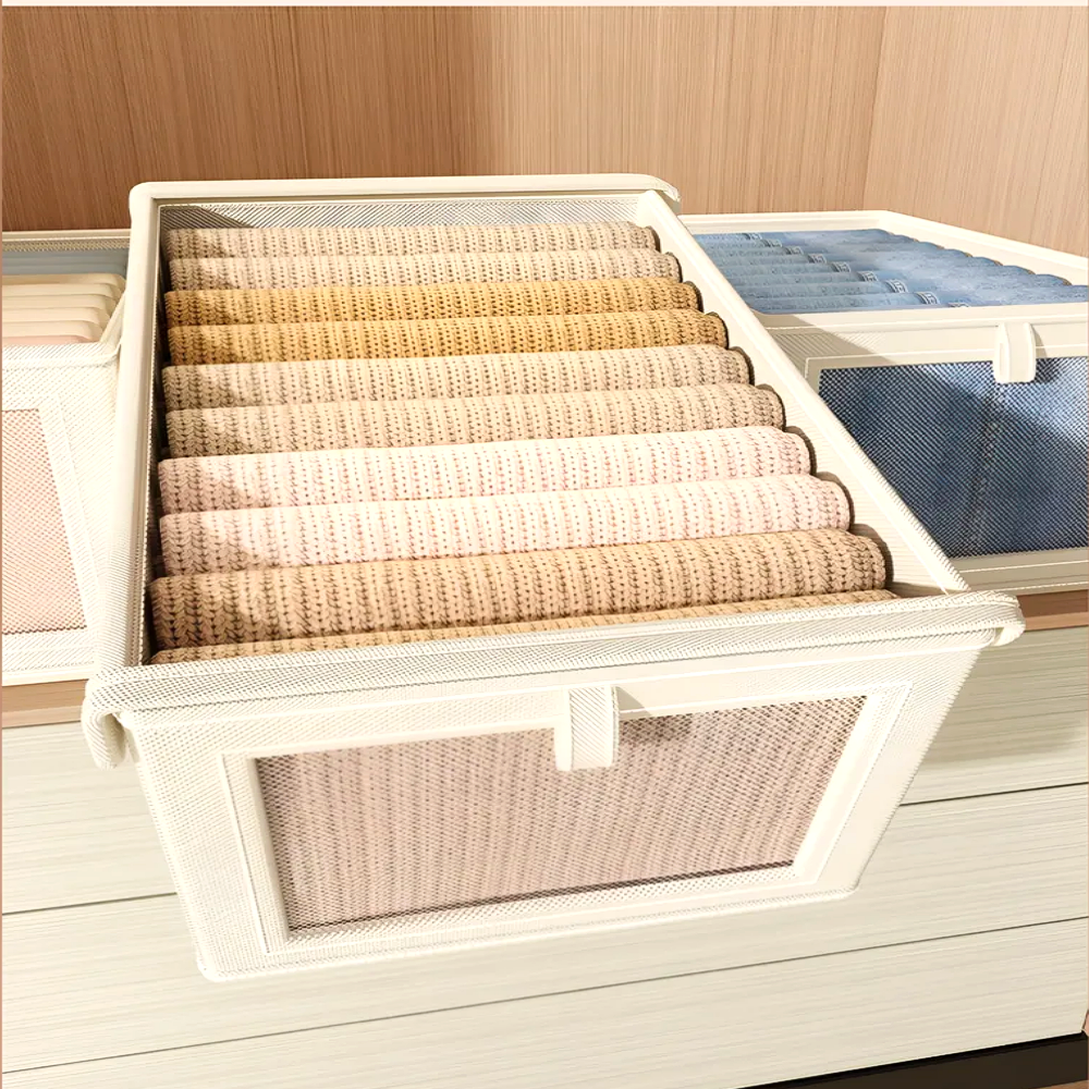 또와여샵 옷장정리함 접이식 리빙박스 팬트리 소품 티셔츠 수납함 의류 정리함 - 상세 이미지 2