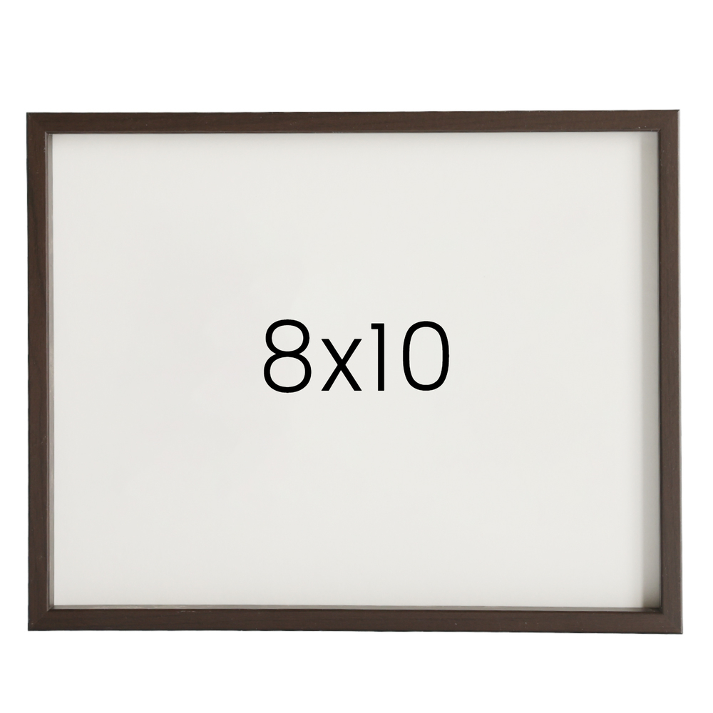 12mm레프 나무액자 사진액자 웨딩 포토테이블 인화 탁상 소형 8x10 203x254mm, 커피진밤 - 메인 이미지