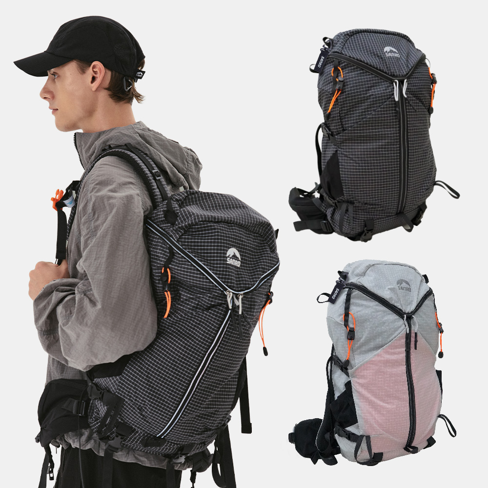산로 버뮤다백팩 25L 등산가방 하이킹 남녀공용 배낭 방수커버 포함