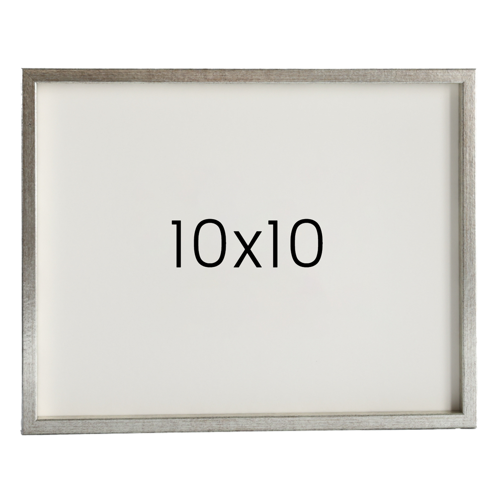 12mm레프 원목액자 우드 웨딩 전시회 맞춤 프레임 틀 10x10 254x254mm, 실버 - 메인 이미지