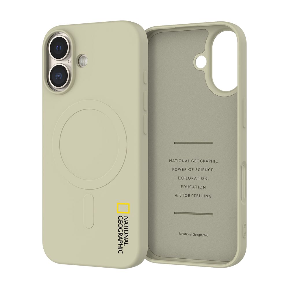 내셔널지오그래픽 맥세이프 소프트 케이스 스톤베이지, 아이폰17 - 상품 이미지