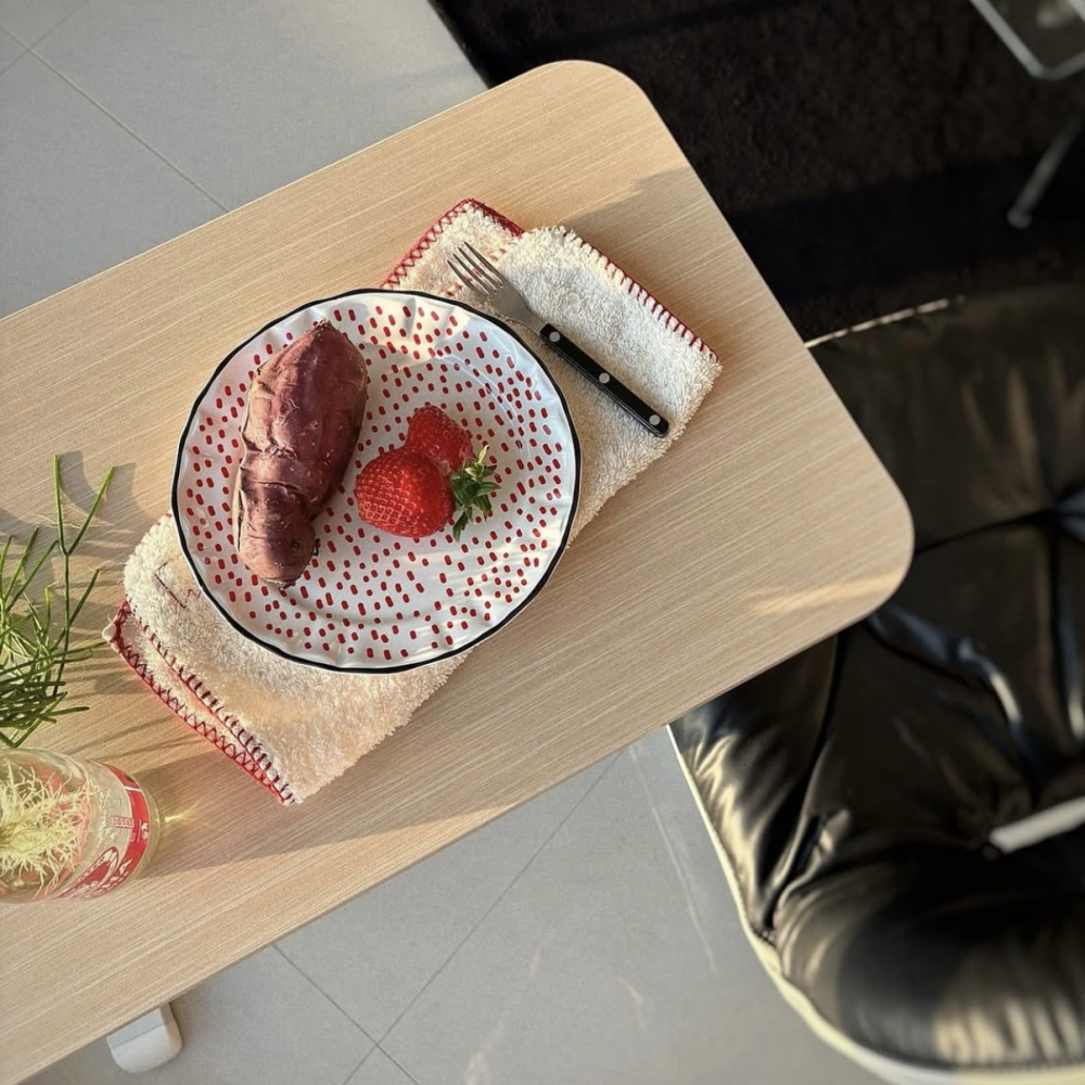 실버채 높이조절 접이식 이동식 소파 쇼파 사이드 테이블 침대 책상 협탁