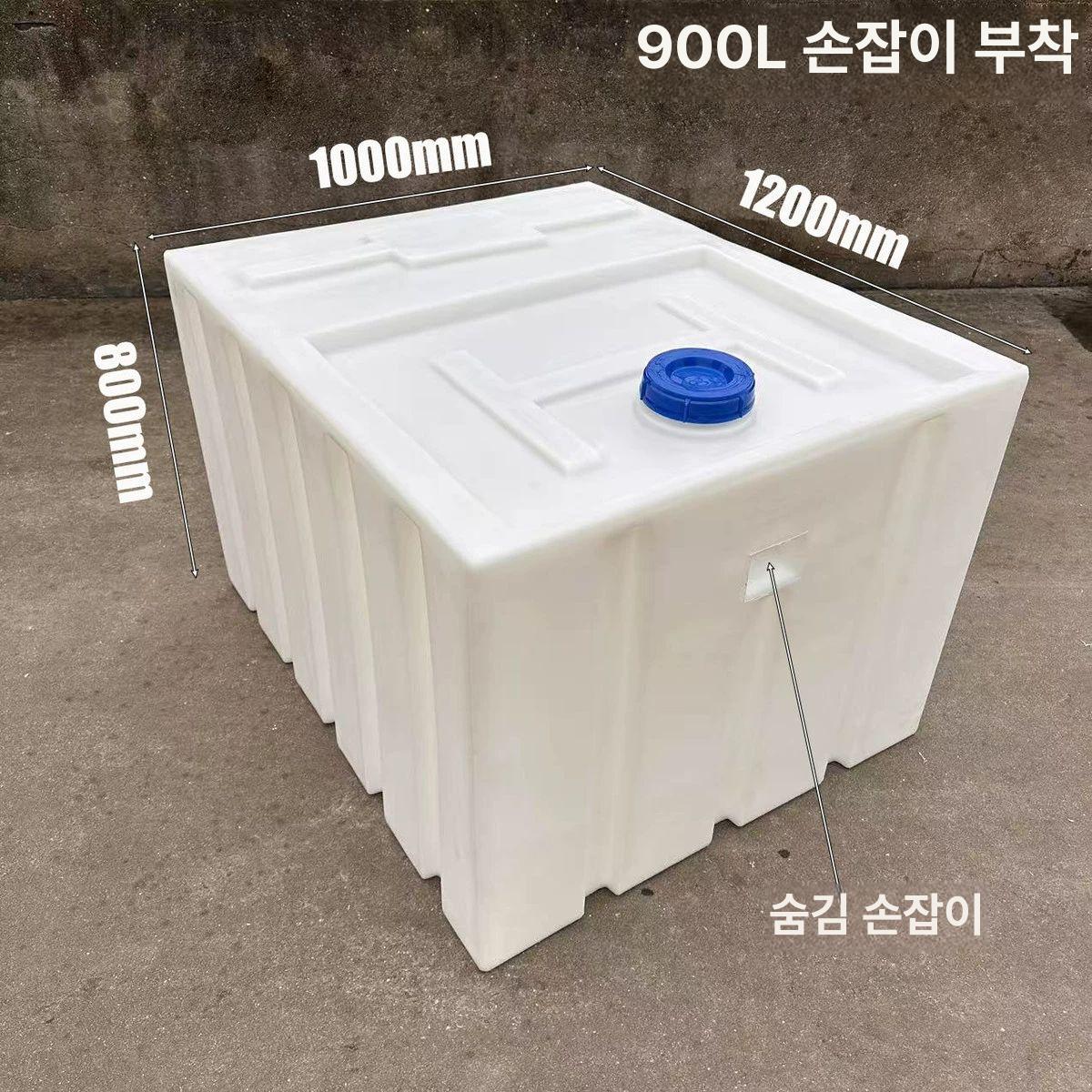 사각 대형 물탱크 농업용 저장고 저수조 대용량 농사용 100L 손잡이 및 밸브 포함 - 상세 이미지 5