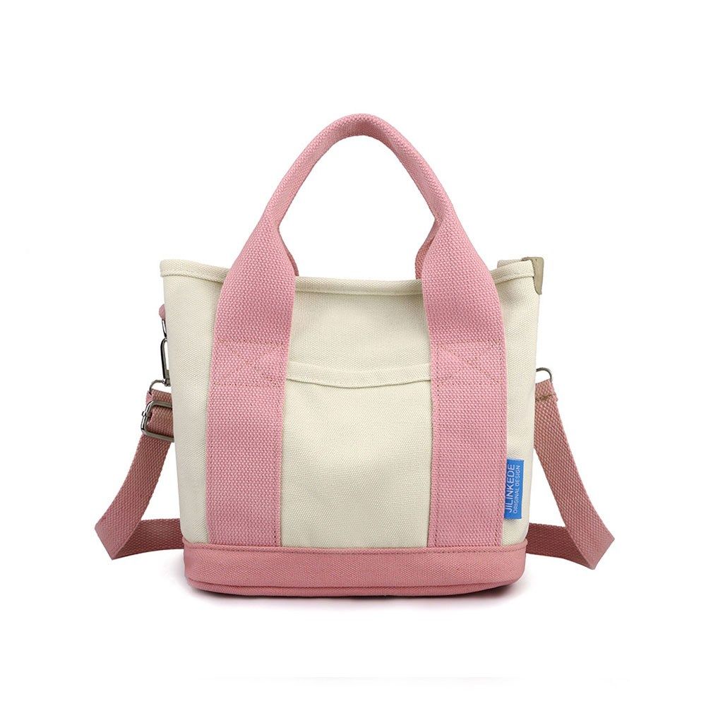 제너럴케이 여성용 사각 캔버스 에코백 미니 토트백 크로스 가방 - 상품 이미지