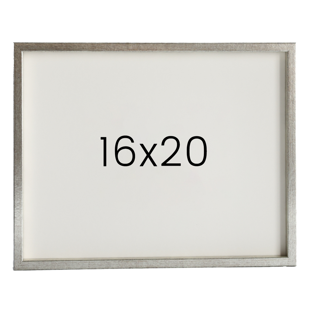 12mm레프 원목액자 우드 웨딩 전시회 맞춤 프레임 틀 16x20 406x508mm, 실버 - 메인 이미지