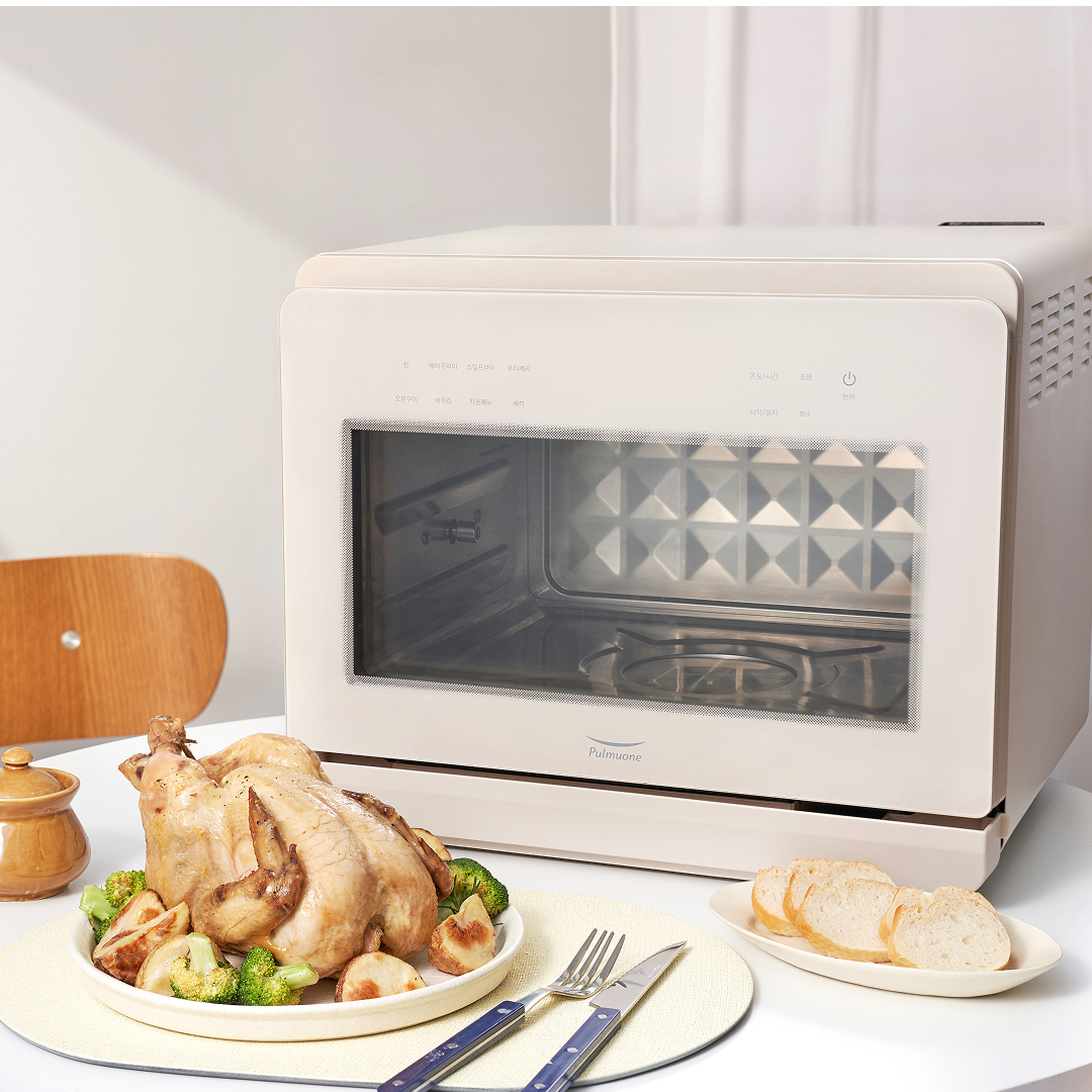 [슈퍼적립 10%] 풀무원 스팀쿡 마스터 듀얼스팀 오븐 에어프라이어 20L AV20D11CF (오트베이지)