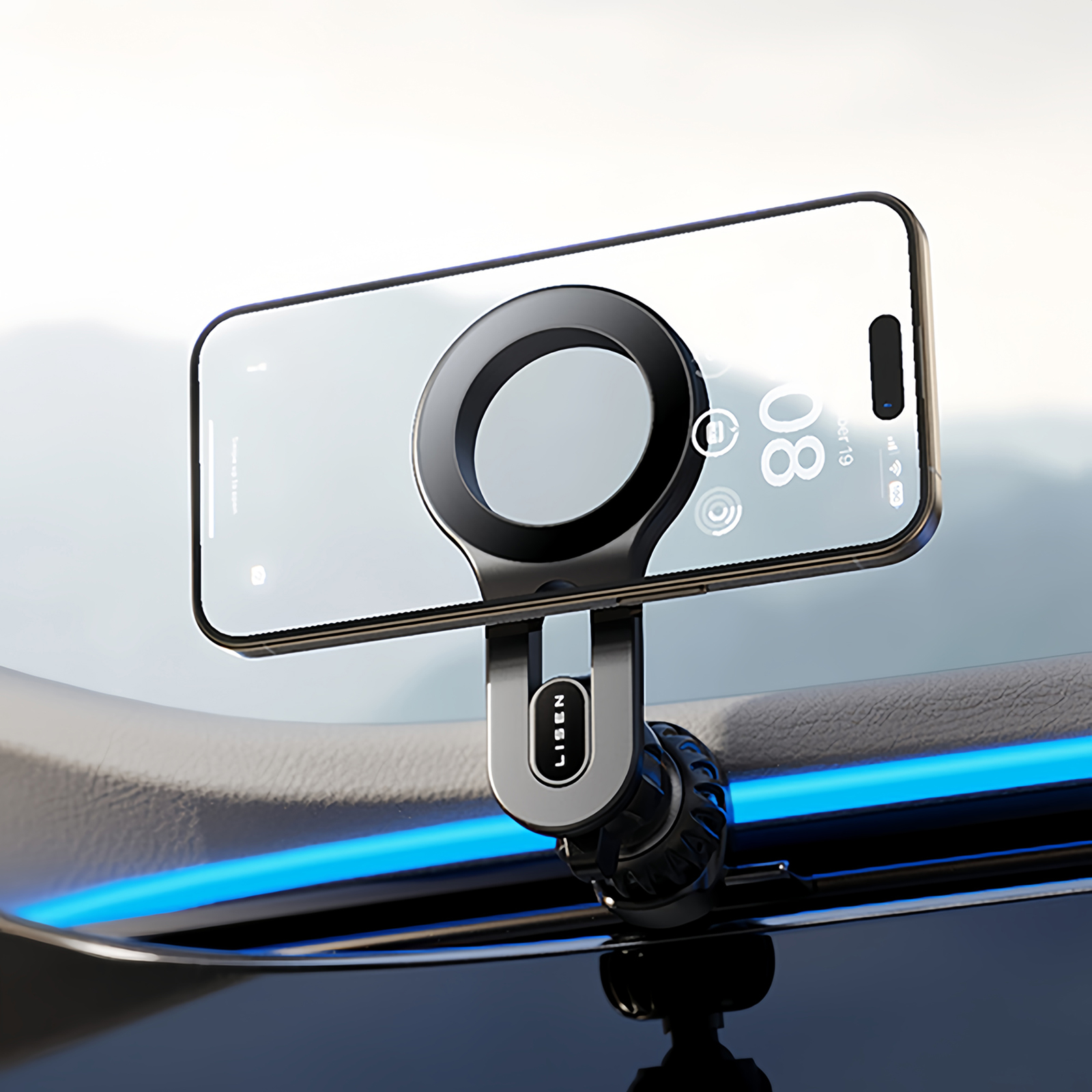 리센 송풍구 거치대 맥세이프 차량용 핸드폰 스마트폰 거치대