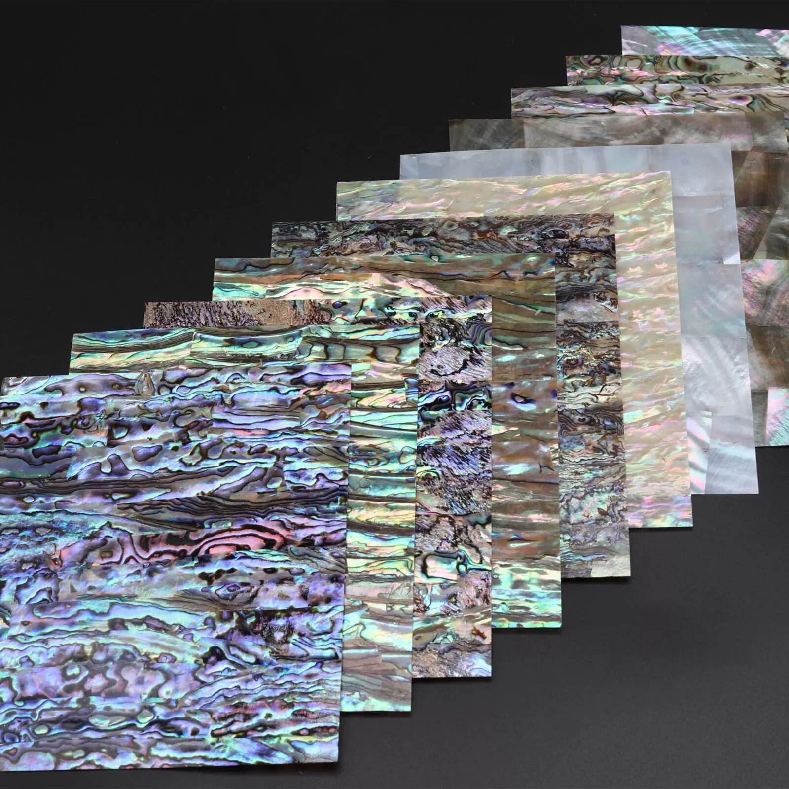 전통 자개무늬 나전칠기 공예 인테리어 시트지 LP14 7x12cm 0.2-0.3mm - 상품 이미지
