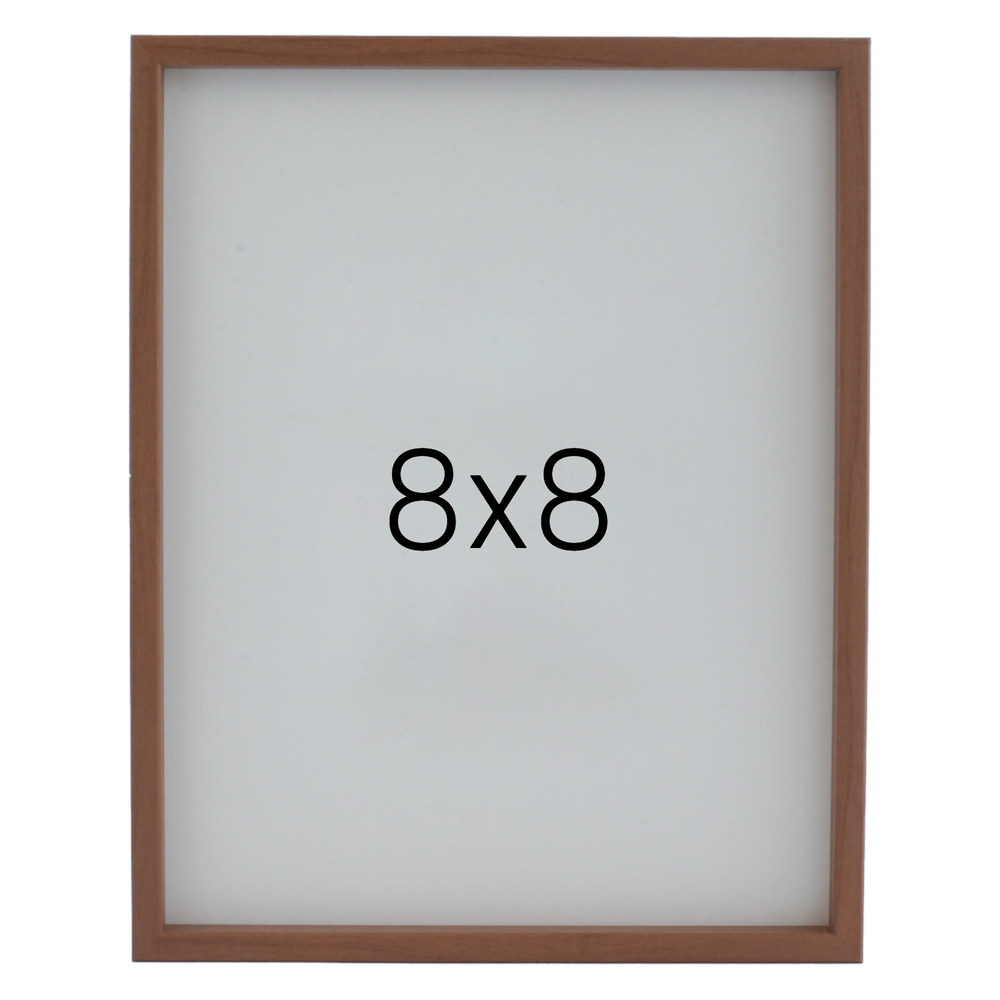 12mm레프 나무액자 사진액자 웨딩 포토테이블 인화 탁상 소형 8x8 203x203mm, 연밤 - 메인 이미지