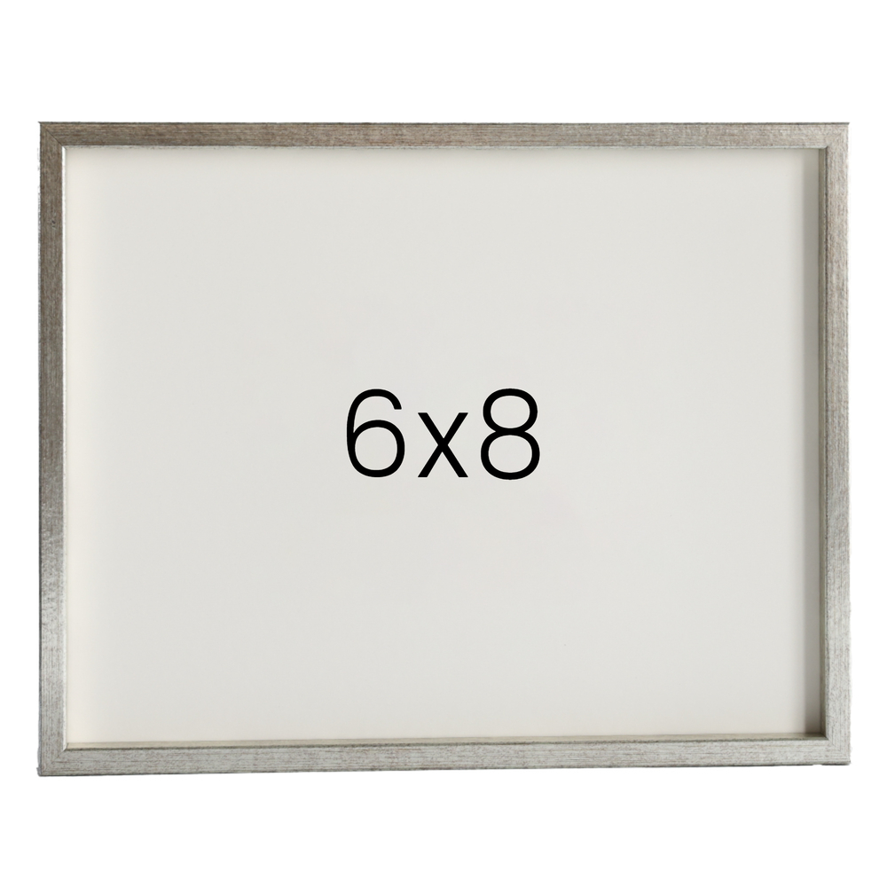 12mm레프 나무액자 사진액자 웨딩 포토테이블 사진인화 탁상 소형 6x8 152x203mm, 실버 - 메인 이미지