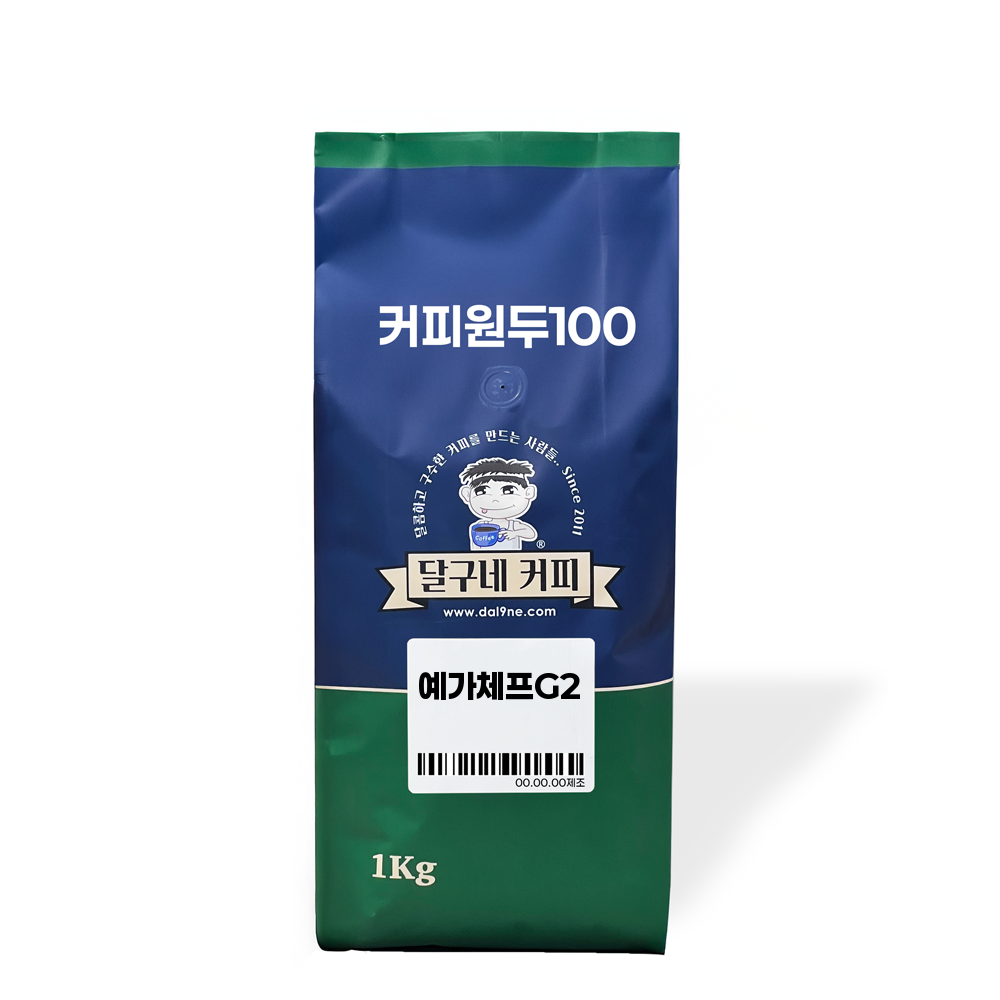 에티오피아커피 예가체프원두 신선원두커피 달구네커피 1kg원두구매