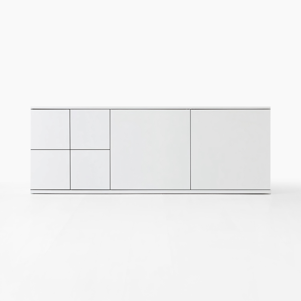 피크 수납장 6칸 가로형 1798x310x650mm, 6단, 화이트 7800.6167 - 상품 이미지