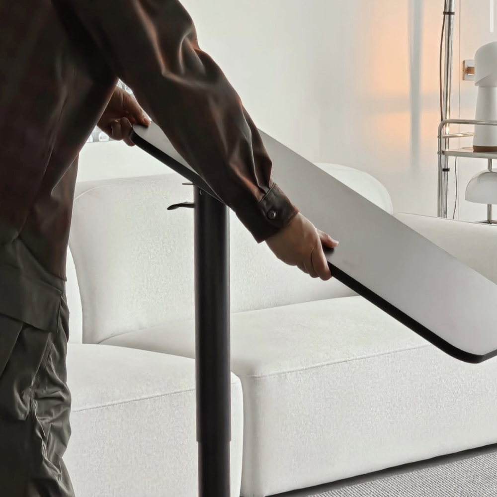 실버채 높이조절 접이식 이동식 소파 쇼파 사이드 테이블 침대 책상 협탁