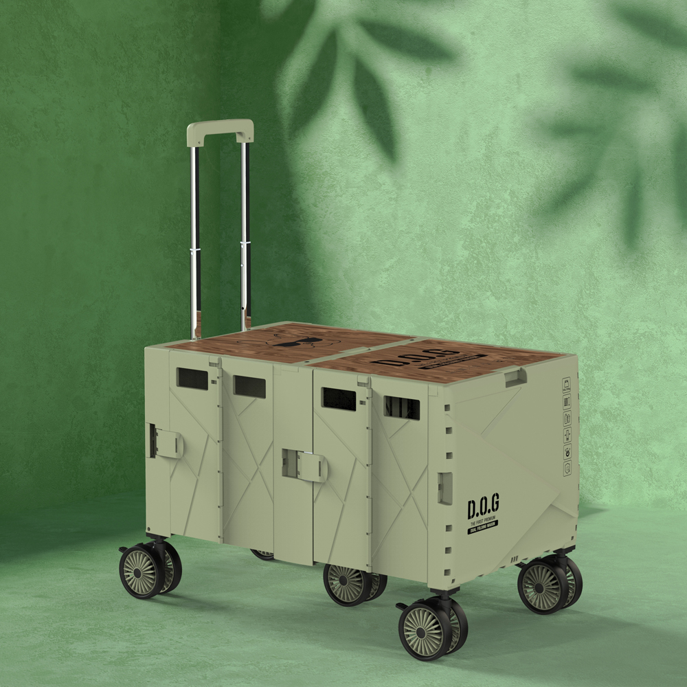 도그독 듀얼 퍼스트 프리미엄 캠핑웨건 대형 폴딩형 접이식 테이블