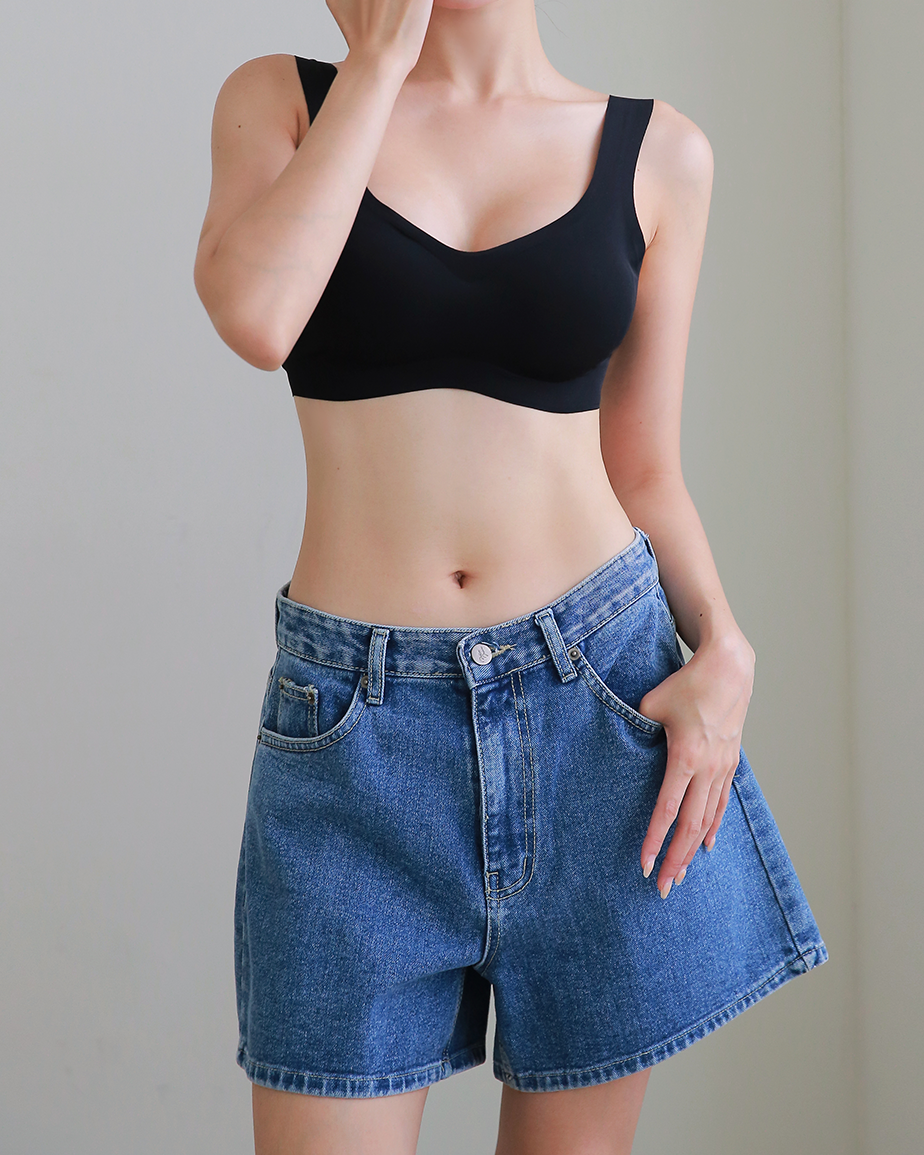 DDO 1.5cm 볼륨핏 노와이어 노후크 심리스브라 들뜸없는 착붙브라 블랙, M, 1장 - 상세 이미지 2