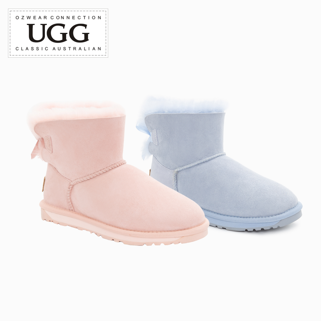 호주 오즈웨어 클래식 미니 베일리 보우 부츠 겨울 방한 여성 숏 어그부츠 OB365 - 상품 이미지