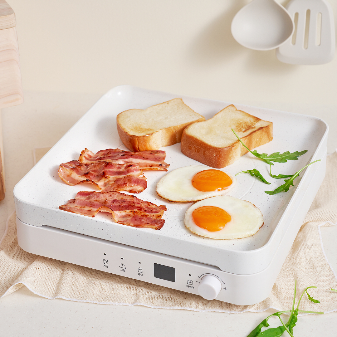 풀무원 인덕션 쿠커 1구인덕션 그릴플레이트 RD1DWW1