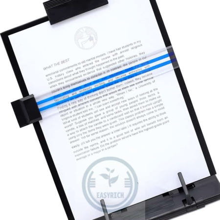 [이지리치협력사]달콤한잡화점 접이식 7단 A4카피홀더 독서받침대 독서실독서대 페이퍼홀더 문서타이핑알바