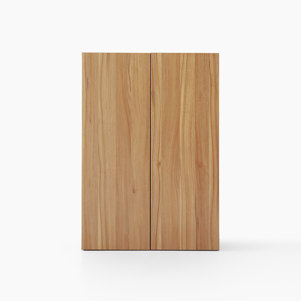피크 2문 높은수납장 1146 796mmx410mmx1146mm, 3단, 라이트브라운 4188.6924 - 메인 이미지