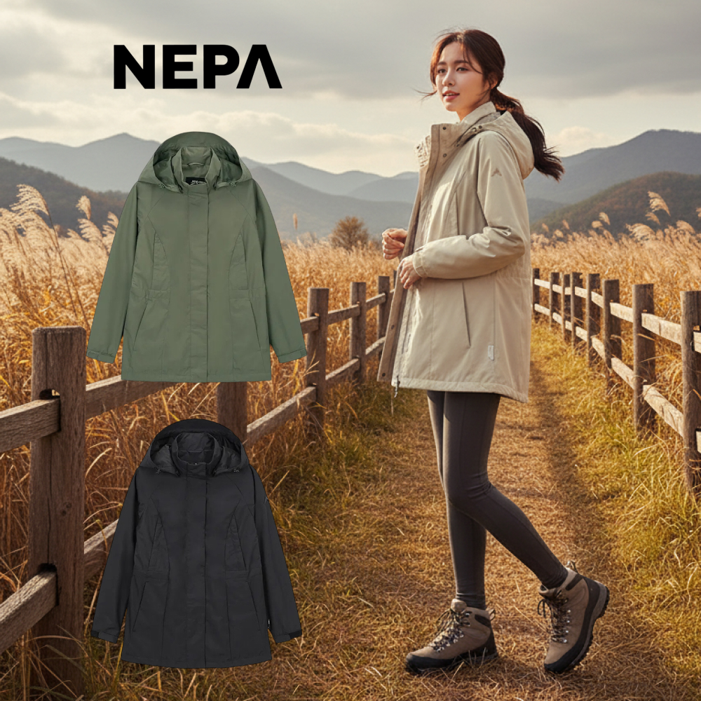네파 바람막이 롱 자켓 간절기 방수 등산복 여성