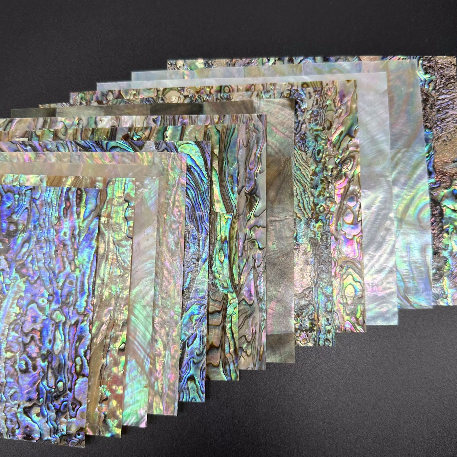 전통 자개무늬 나전칠기 공예 인테리어 시트지 LP14 7x12cm 0.2-0.3mm - 상세 이미지 3