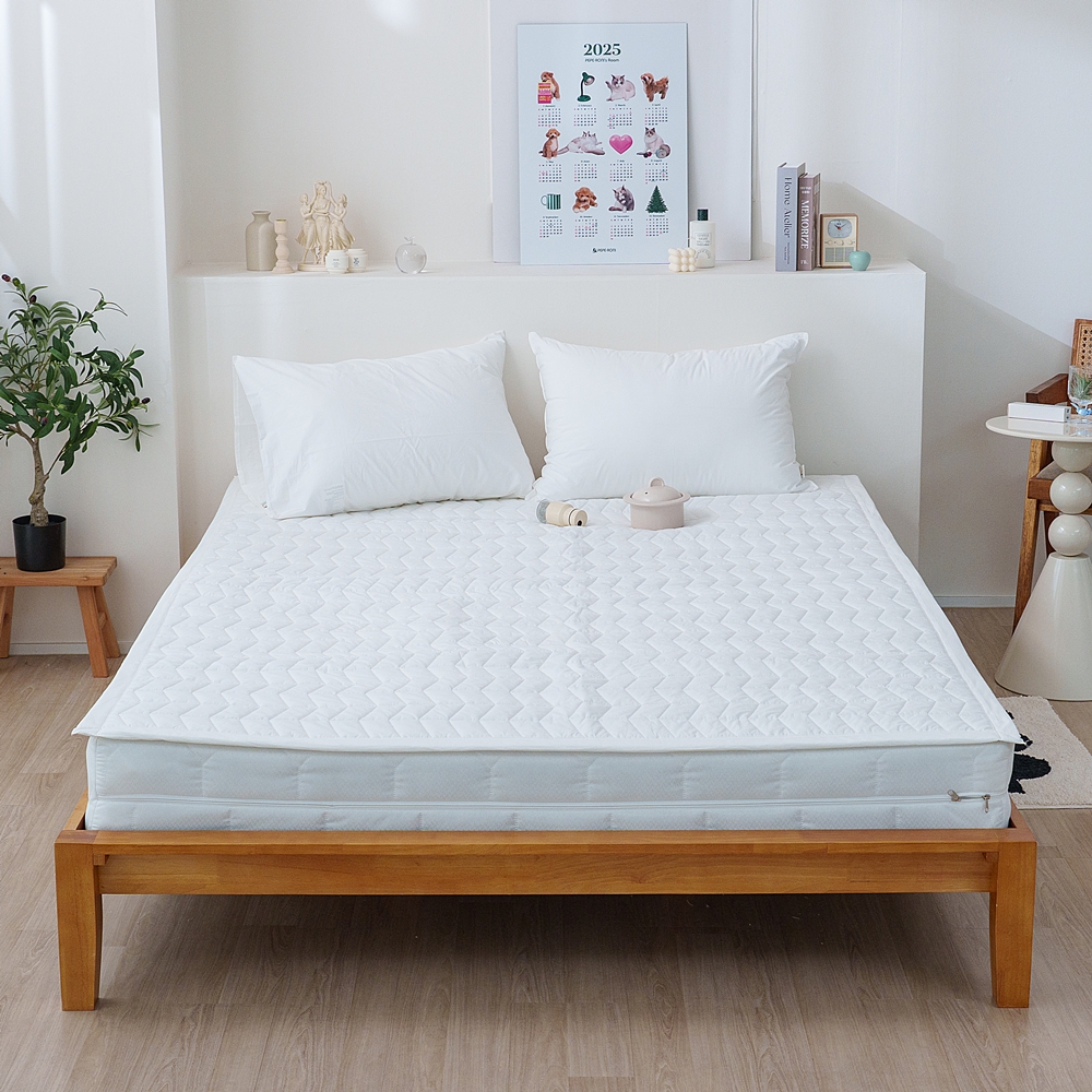 나라데코 60수 고밀도면 사각사각 사계절 밴딩 침대패드 SS