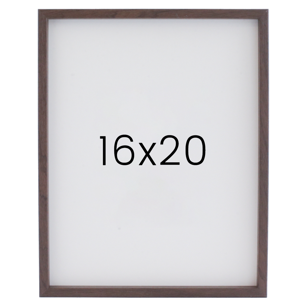 12mm레프 원목액자 우드 웨딩 전시회 맞춤 프레임 틀 16x20 406x508mm, 월넛 - 메인 이미지
