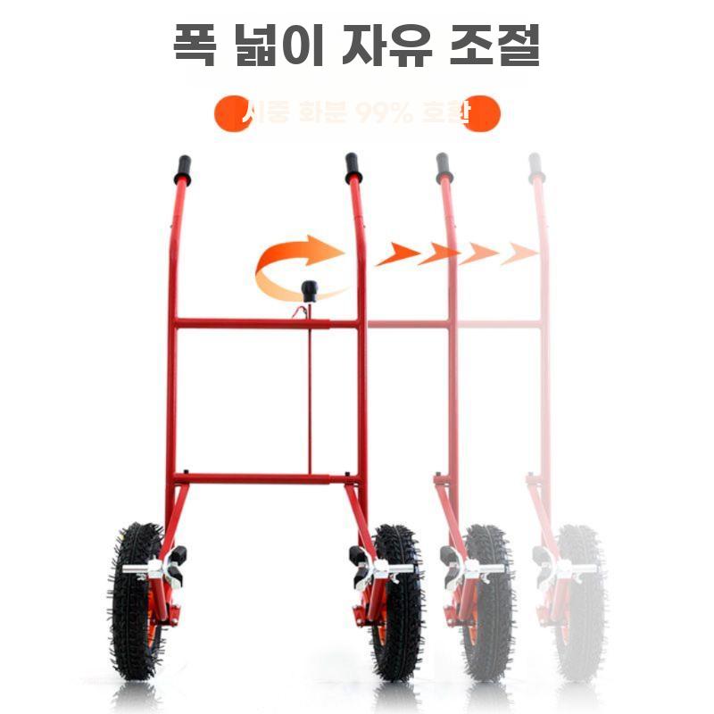 화분 운반용 카트 화분배달 운반 꽃집 손수레 화분카트 - 상세 이미지 4