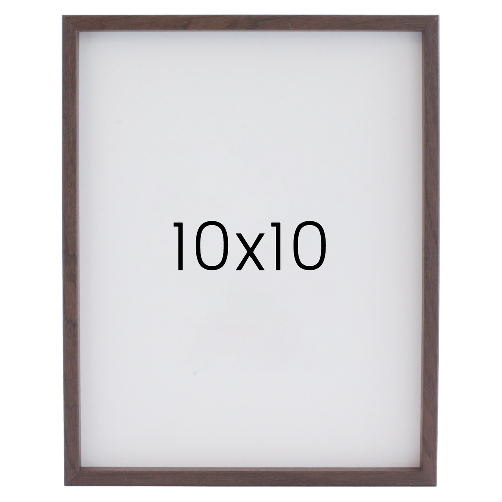 12mm레프 원목액자 우드 웨딩 전시회 맞춤 프레임 틀 10x10 254x254mm, 월넛 - 메인 이미지
