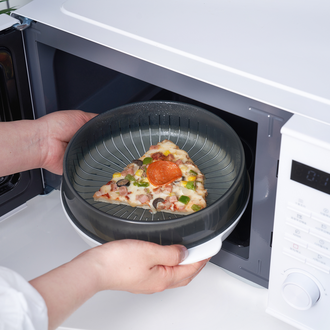 풀무원 무회전 스팀 플랫전자레인지 23L MS23C1FW(스팀볼 포함)