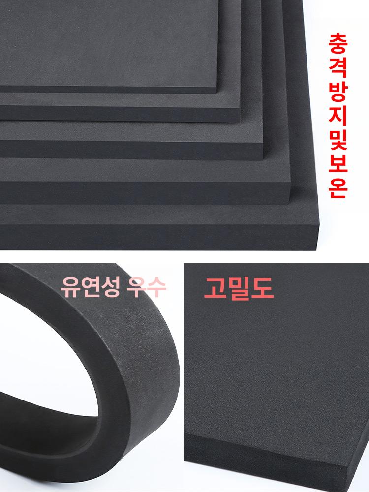 고밀도 스펀지 충격방지 시트 대형 흡음 두꺼운 패드 폼 0.5mx0.5m 30mm - 상세 이미지 5
