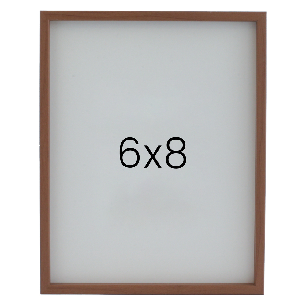 12mm레프 나무액자 사진액자 웨딩 포토테이블 사진인화 탁상 소형 6x8 152x203mm, 연밤 - 메인 이미지