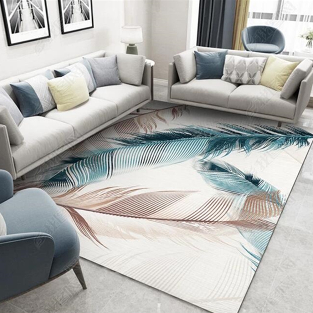사계절 북유럽풍 대형러그 단모러그 대형카페트 물세탁 먼지없는 344번 140x200cm - 상세 이미지 3