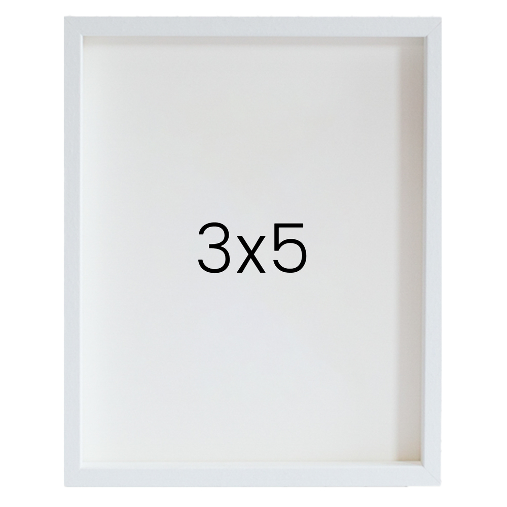 12mm레프 나무액자 사진액자 웨딩 포토테이블 사진인화 탁상 소형 3x5 76x127mm, 화이트 - 메인 이미지
