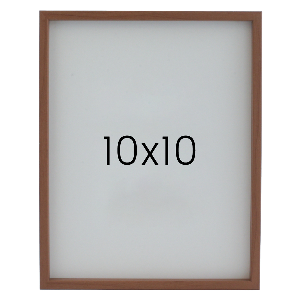 12mm레프 원목액자 우드 웨딩 전시회 맞춤 프레임 틀 10x10 254x254mm, 연밤 - 메인 이미지