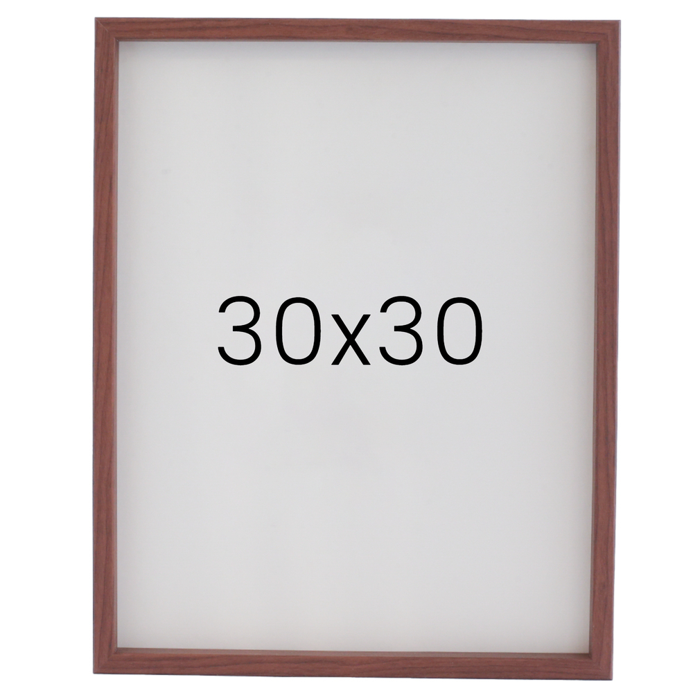 12mm레프 원목액자 우드 웨딩 전시회 맞춤 프레임 틀 30x30 300x300mm, 샴페인