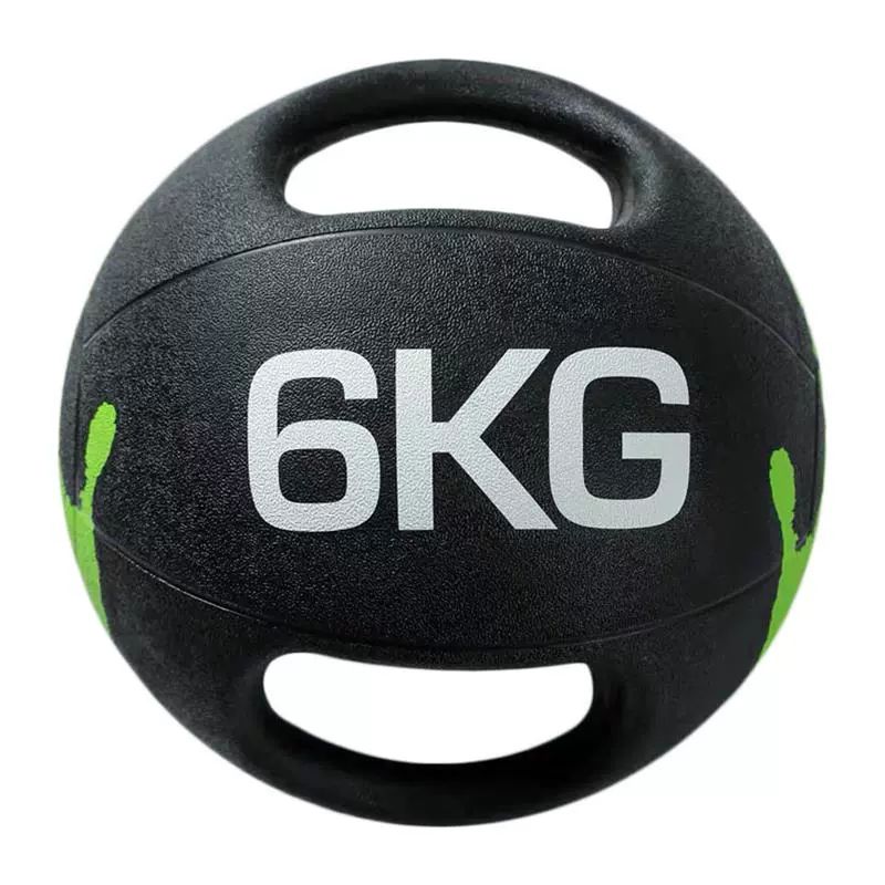 크로스핏 메디신볼 손잡이 듀얼핸들 웨이트볼 운동기구 6kg 28.6cm - 상세 이미지 5