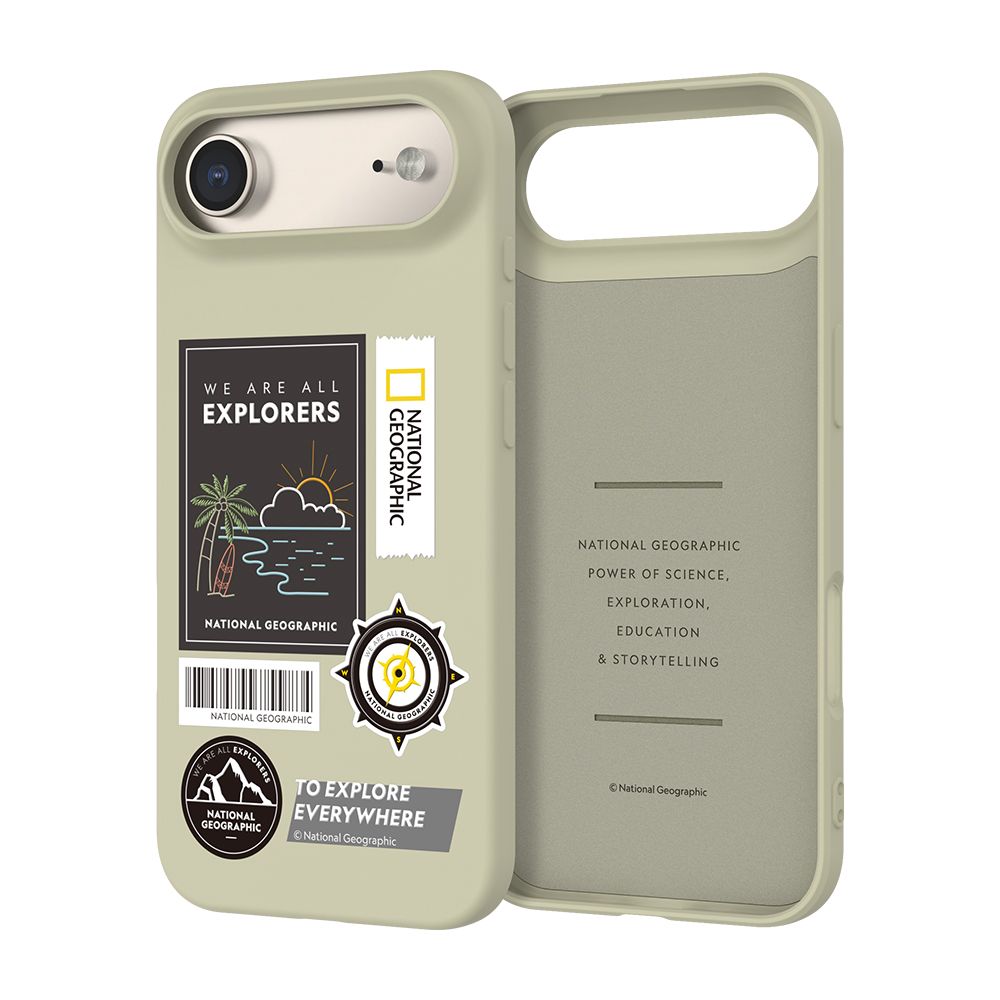 내셔널지오그래픽 팔레트 컬러 와펜 케이스 서핑 스톤베이지, 아이폰 에어