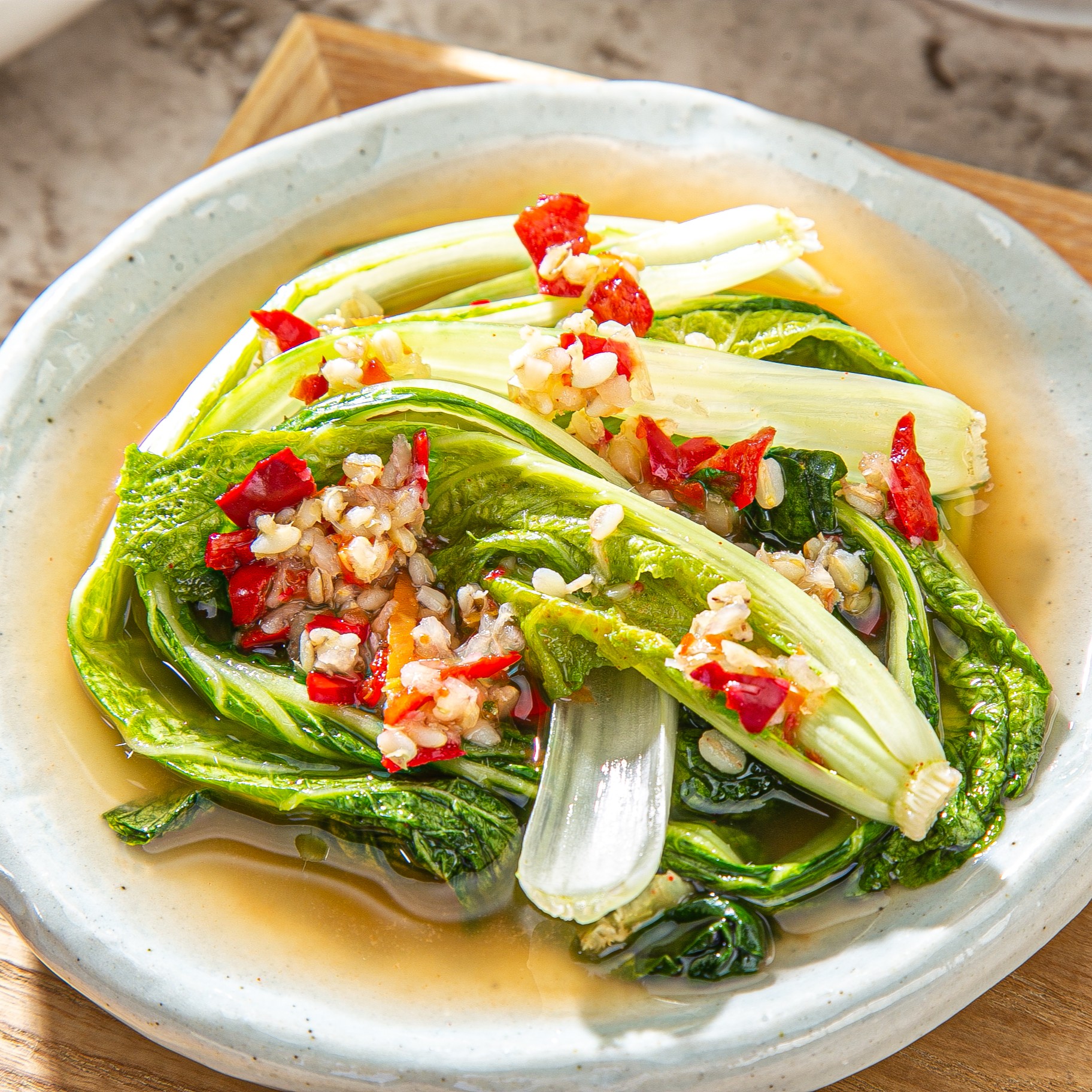 제철밥상 꽁보리 얼갈이 물김치 1kg - 상세 이미지 3