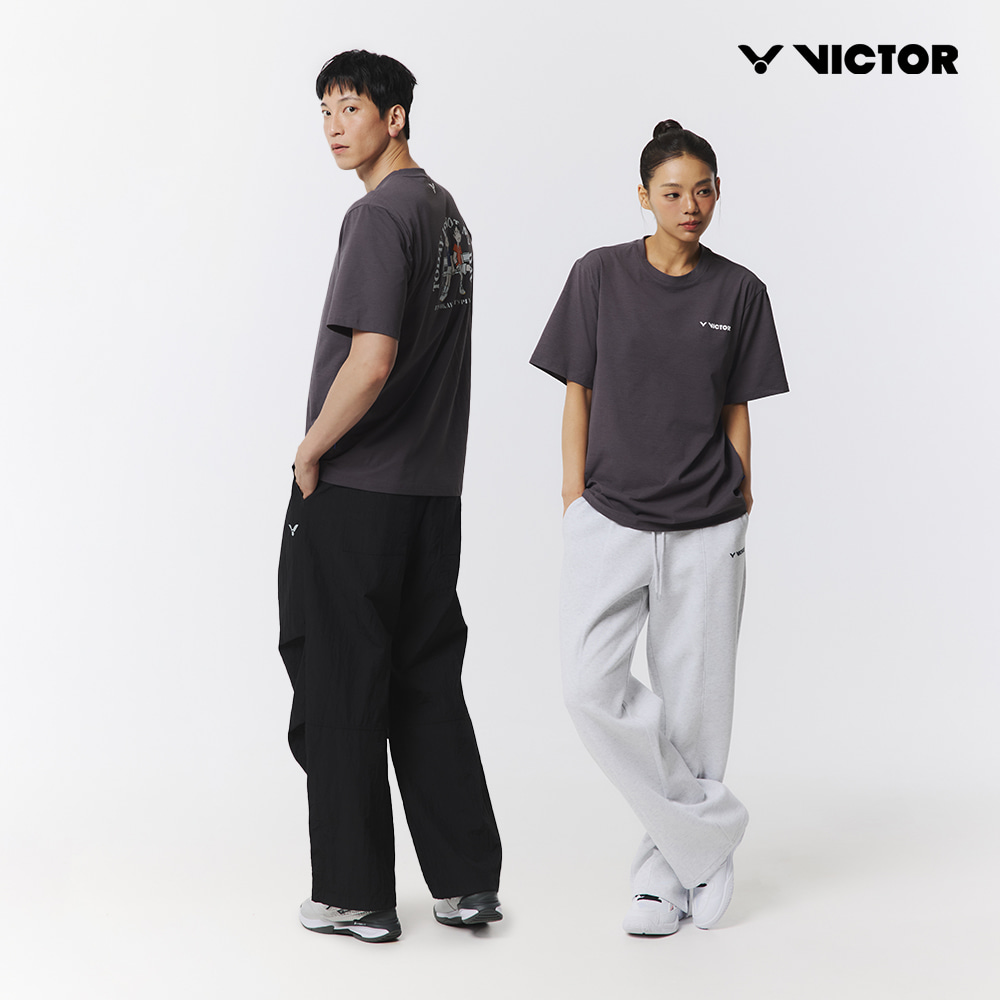 빅터 아울렛 오버핏 반팔 티셔츠 VT25CTO205U 배드민턴 탁구 스쿼시 스포츠웨어 - 상세 이미지 3
