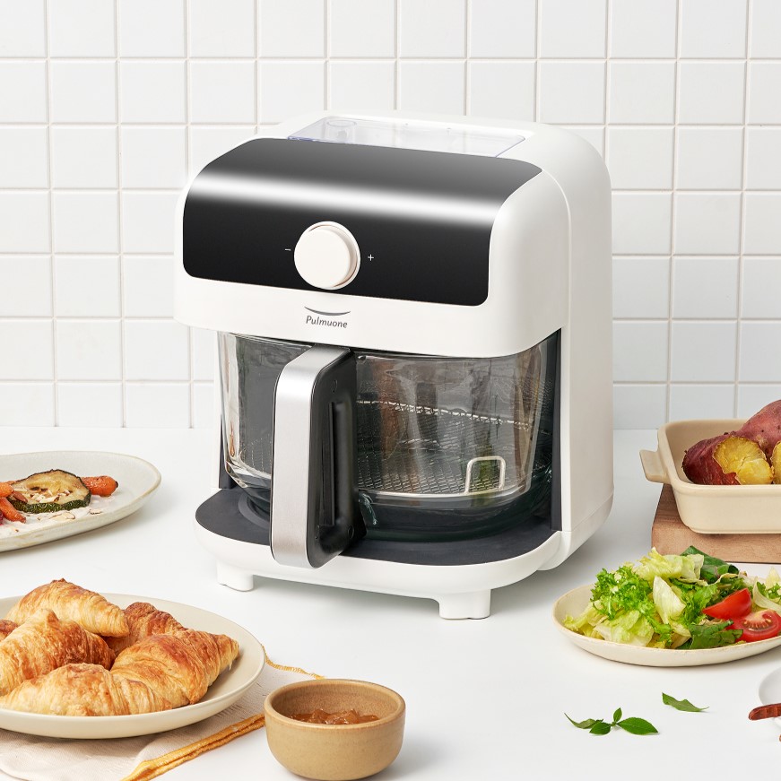 풀무원 글라스쿡 4.5L 스팀 에어프라이어 AB04D10VG