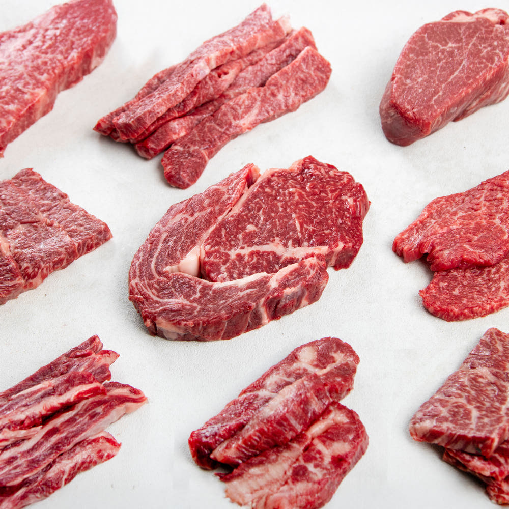 [소소한형제] 1+한우 갓성비 꽃등심 삼각살 업진살 채끝살 안심 국거리 특수부위 소고기구이