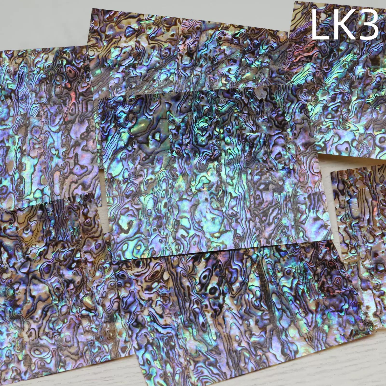 전통 자개무늬 나전칠기 공예 인테리어 시트지 LP14 7x12cm 0.2-0.3mm - 상세 이미지 4
