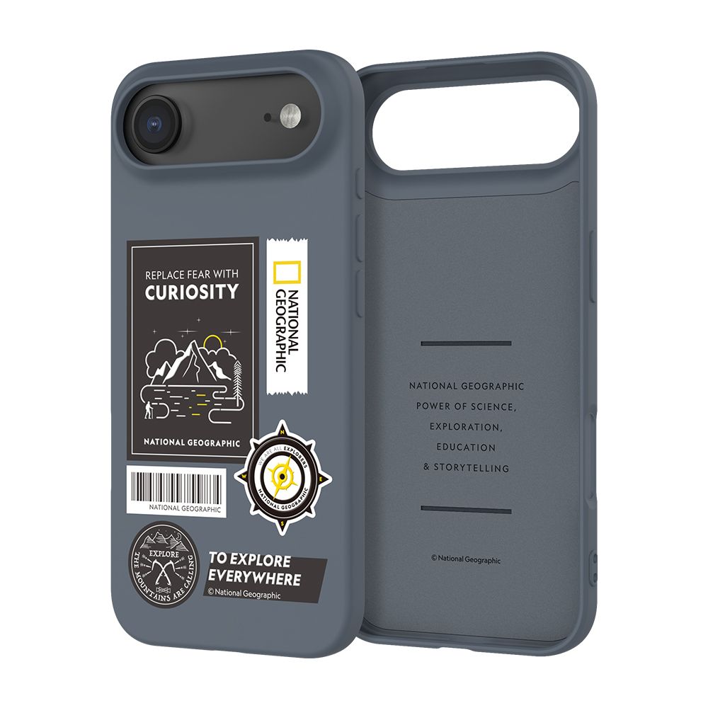 내셔널지오그래픽 팔레트 컬러 와펜 케이스 클라이밍 그레이블루, 아이폰 에어