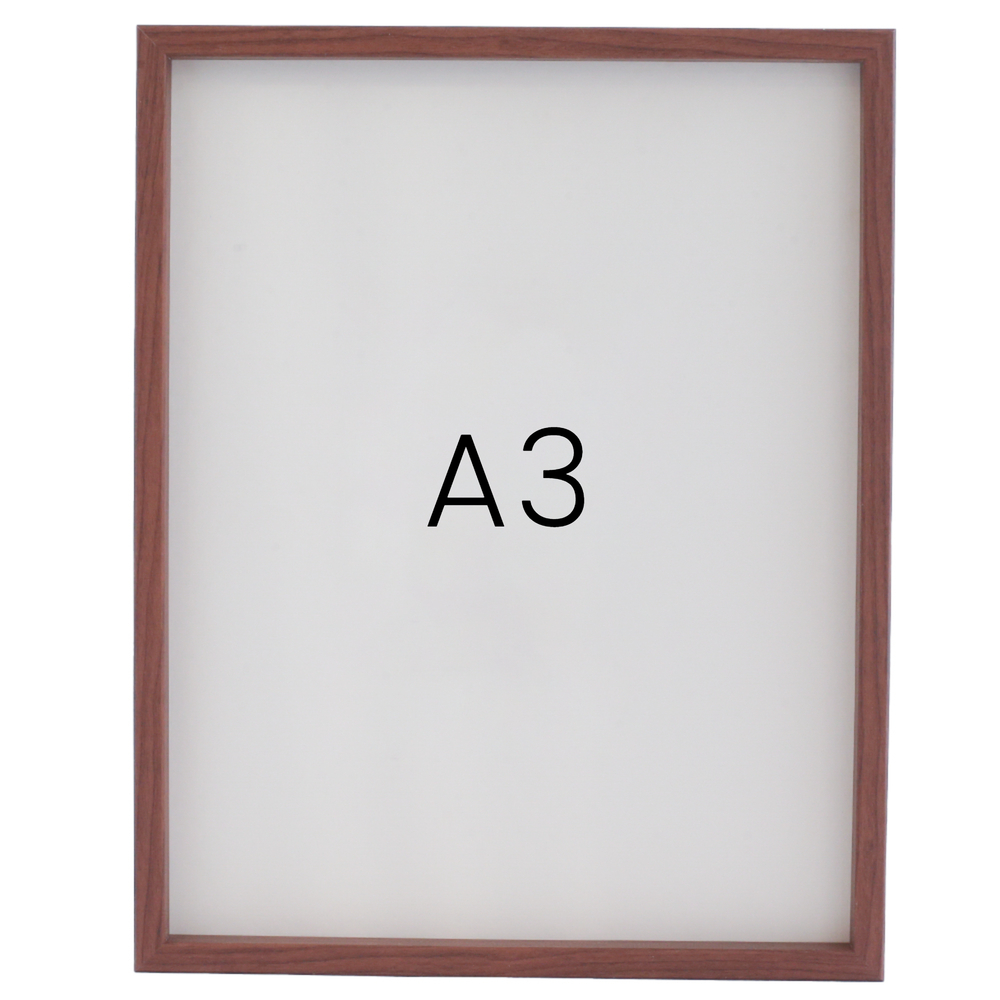 12mm레프 원목액자 우드 웨딩 전시회 맞춤 프레임 틀 A3 297x420mm, 샴페인